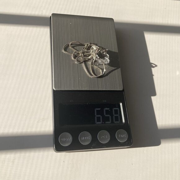 Vintage Swarovski Crystal Snowflake Pave Sterling Silver 925 AU Pendant w/Chain - Picture 3 of 16